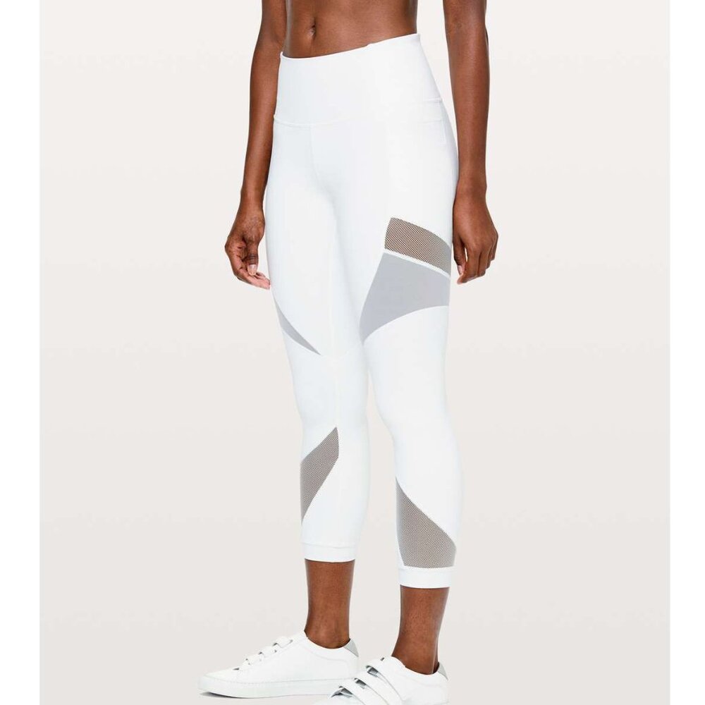 Lululemon Mesh In Motion Crop Leggings 23" NWOT